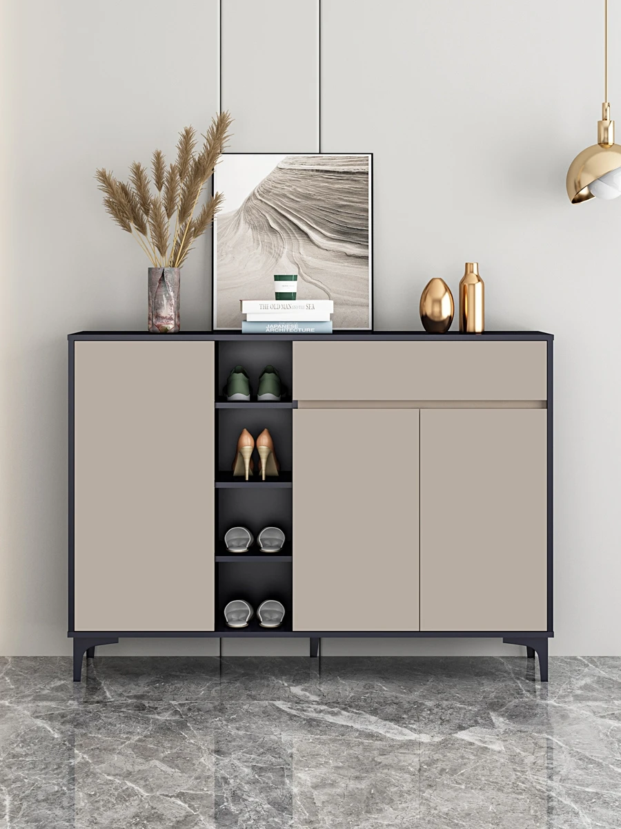 

Light luxury shoe cabinet, large capacity storage cabinet at home entrance, modern and minimalist living room storage