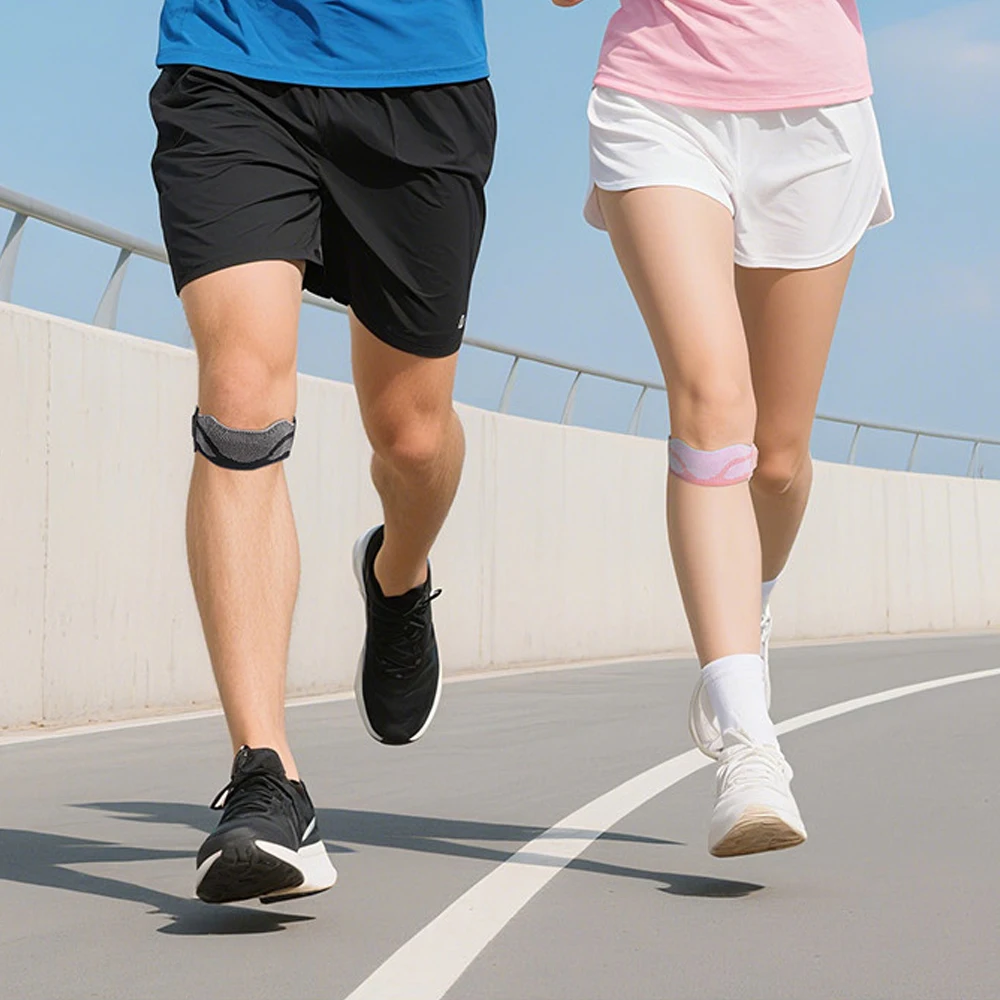 1pc Knee Patella Straps for Pain Relief, Patella Tendon Stabilizer for Running Basketball Tennis Volleyball MTB Hiking & Squats