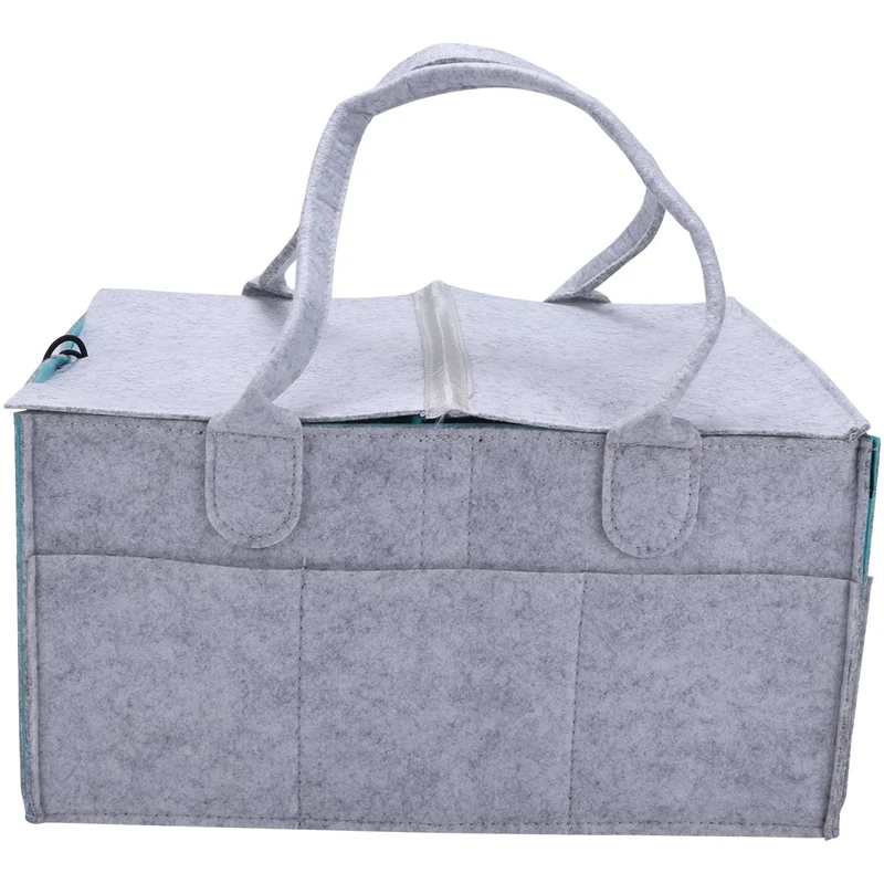 Sac de Rangement Pliable en Feutre pour Couches de Bébé, Organisateur Parfait, Jouets pour Enfants, Boîte Portable pour Voiture, Voyage, Proxy, Table, Orga