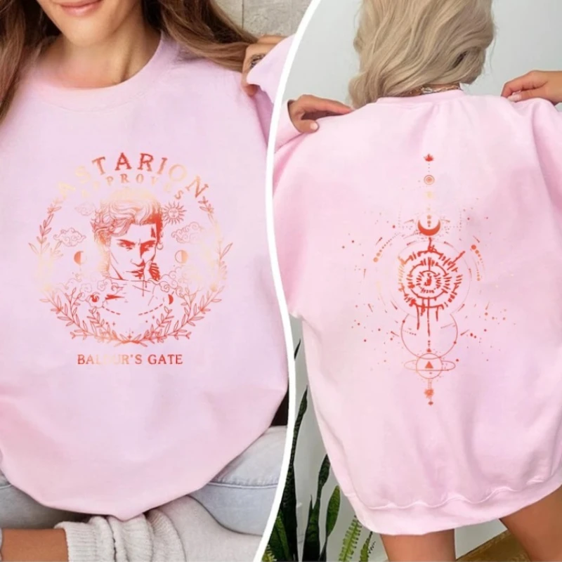 سويت شيرت Astarion Baldur's Gate، Adventure Awaits، Astarion High Elf Rogue Fan Gamer Gift for Gamer Winter Thermal Hoodie Tops #3