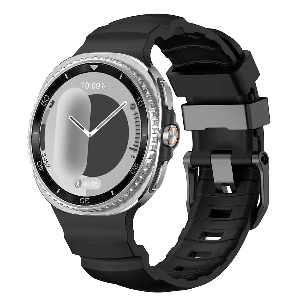 Trail Silicone Strap For Samsung Galaxy Watch 8 44/40mm Sports Breathable Original Bracelet For Galaxy Watch 8 Classic 46mm Band