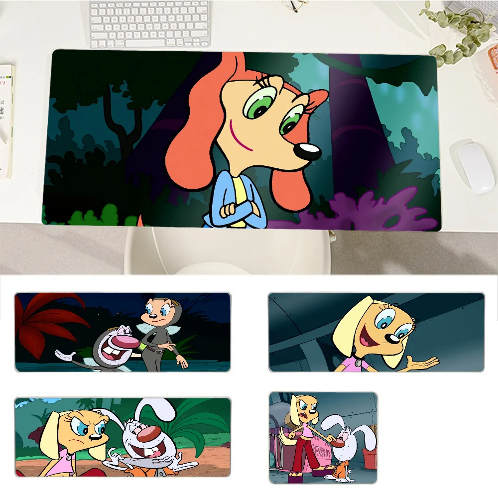 

Disney Brandy And Mr. Whiskers Mousepad large gaming mousepad L XL XXL gamer mouse pad Size for Game Keyboard Pad for Gamer