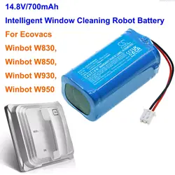 Cameron Sino 700mAh Intelligent Window Cleaning Robot Battery for Ecovacs Winbot W830, Winbot W850, Winbot W930, Winbot W950