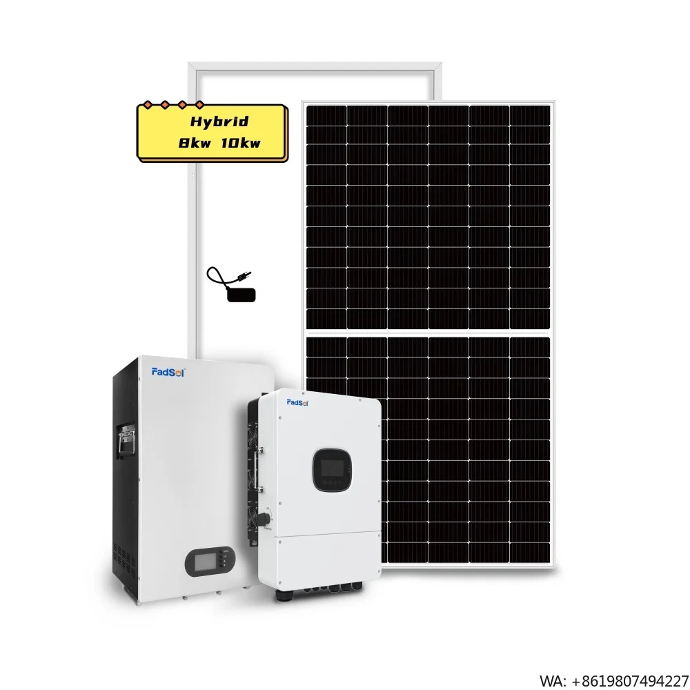 Home Solar Energy System Kit 8kw Solar Panels System Complete 10kw Hybrid Solar System for Commercial Use
