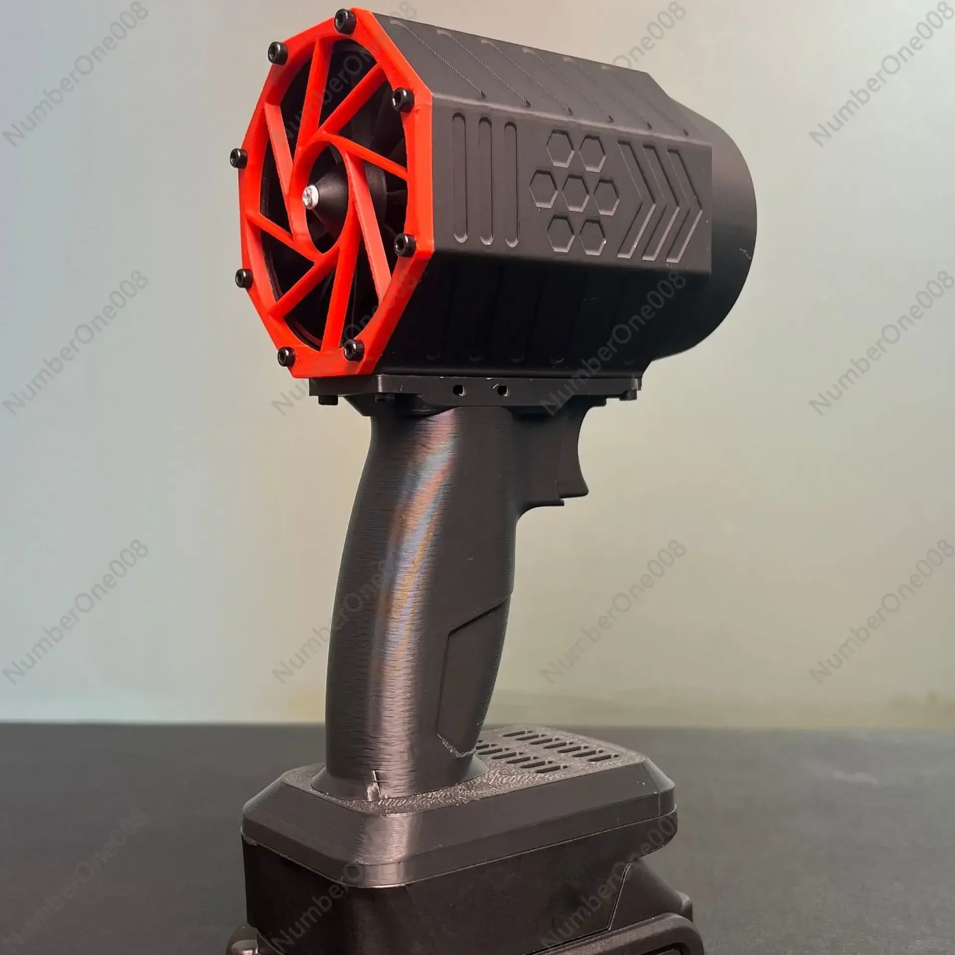 Violent Fan Turbine Fan 80000-Turn 64 High-Speed Strong Blowing Hand-Held Snow Blowing and Snow Removal Car Wash Tool