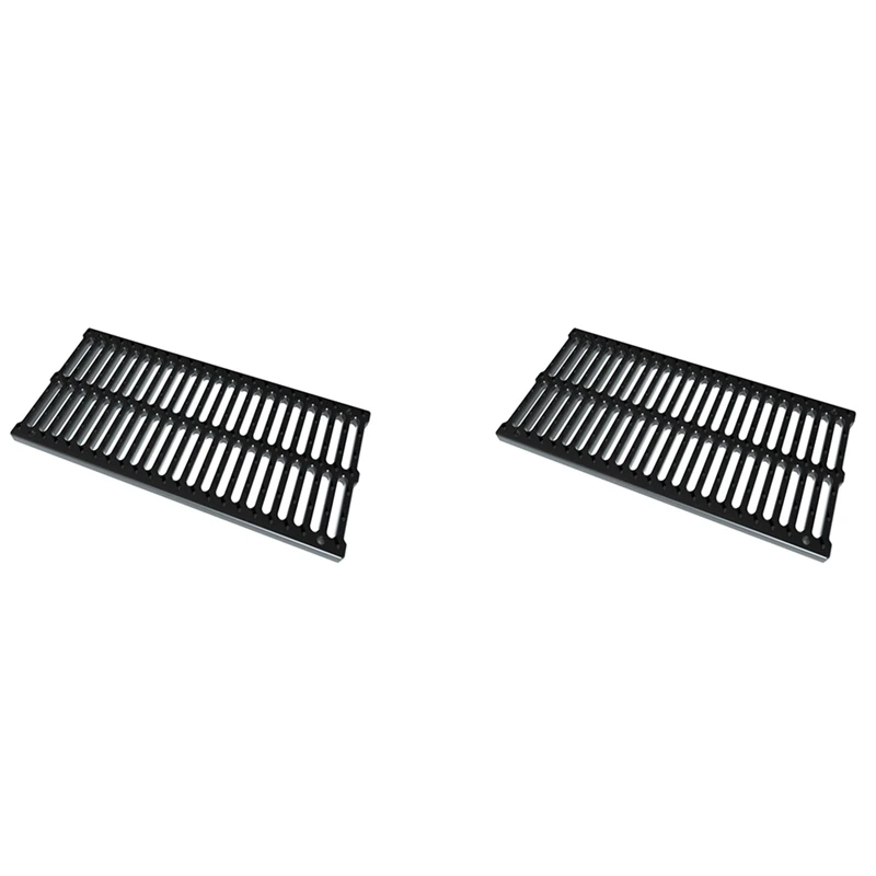 2X Sewer Cover Rainwater Grate Trench Cover Resin Manhole Cover Drainage Ditch Composite Sink Rectangular Manhole Cover