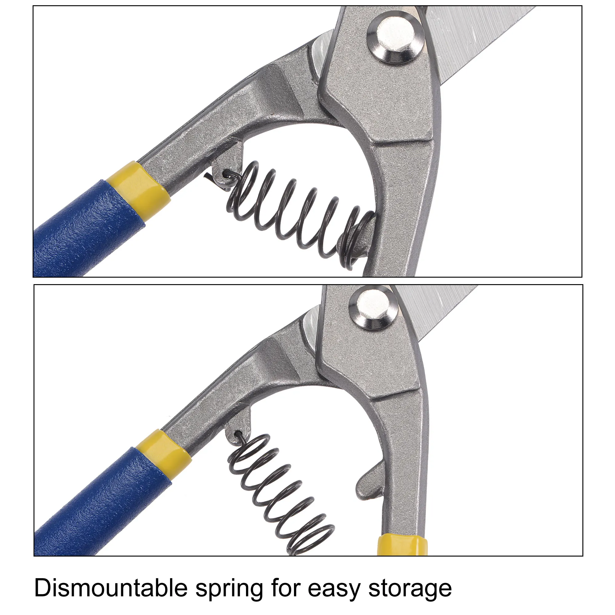 Uxcell Sheet Scissors 8inch High-frequency Quenching Straight Cut for Sheet Metal Hard Material Cutting