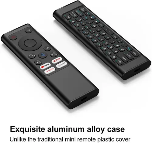 Control remoto de PC iPazzPort, control remoto de Air Mouse con teclado, controlador de teclado QWERTY 2,4G y Bluetooth para Windows 10,11, HTPC