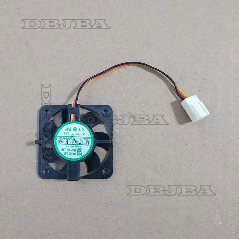 1pcs For YOUNG LIN DFB401012M 4010 40*10MM 12V 0.7W 3 Wire Cooling Fan