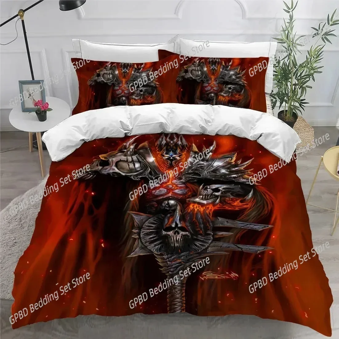 3D Print Holy Knights Comfortable Duvet Quilt Cover Pillowcase Bedding Set Children Bedroom Decoration Home Textile