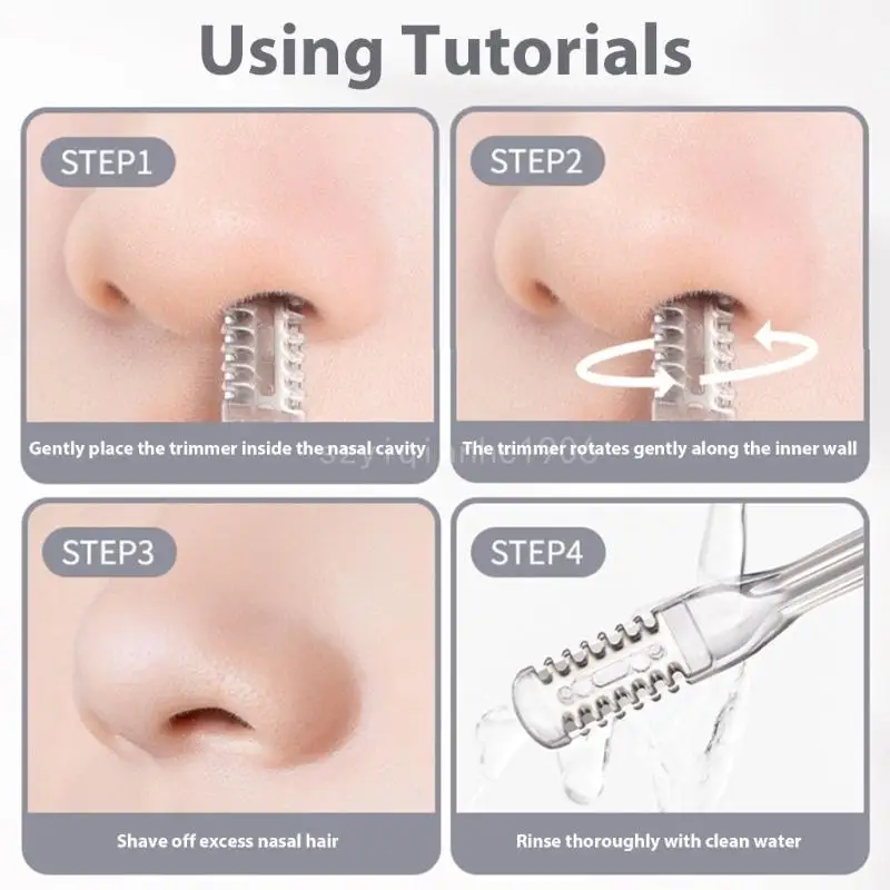 2 in 1 Double Sided Nose Hair Cutter Nasal Hair Cutte Nose Hair Trimmer