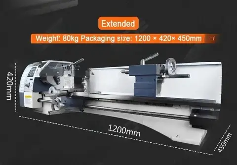 Hög noggrannhet 800 mm 210 dubbelchuck mini manuell metallsvarv biljardkö reparationssvarv med 900 w borstlös motor 10 best sales maskin för reparation av bilköer - №6