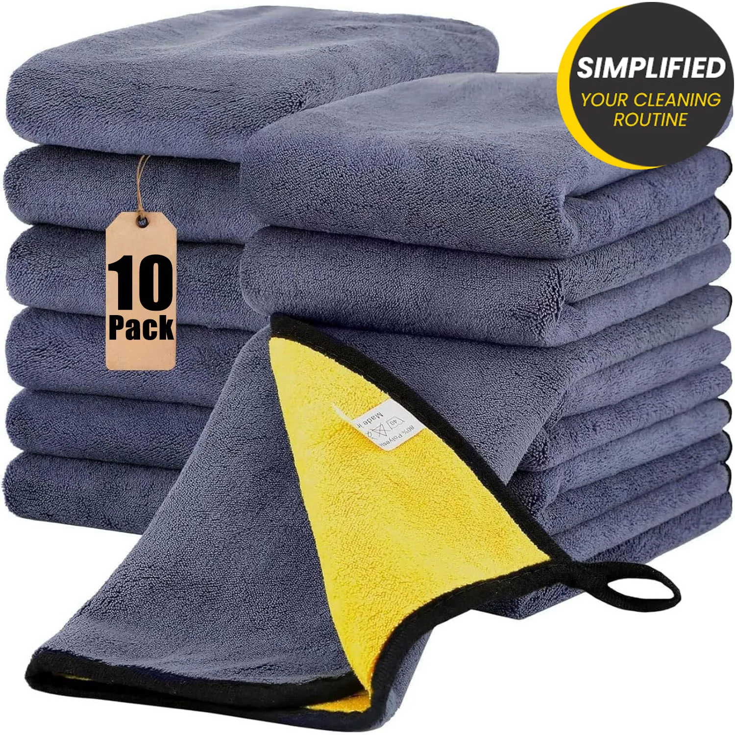 

1/5/10 шт., очень мягкое полотенце из микрофибры для мытья автомобиля, ткань для ухода за автомобилем, салфетка для чистки автомобиля, сушка, никогда не царапает, детализация, WashTowels