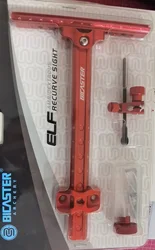 Archery Recurve Bow Sight Upgraded BICASTER ELF 9 inch Aiming Full Aluminum Material for Left and Right Handed