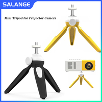 Salange Mini Tripod for Projector Camera Mini Clip Stand Flexible for Samsung Huawei Xiaomi Video Beamer Smart Phone Colorful