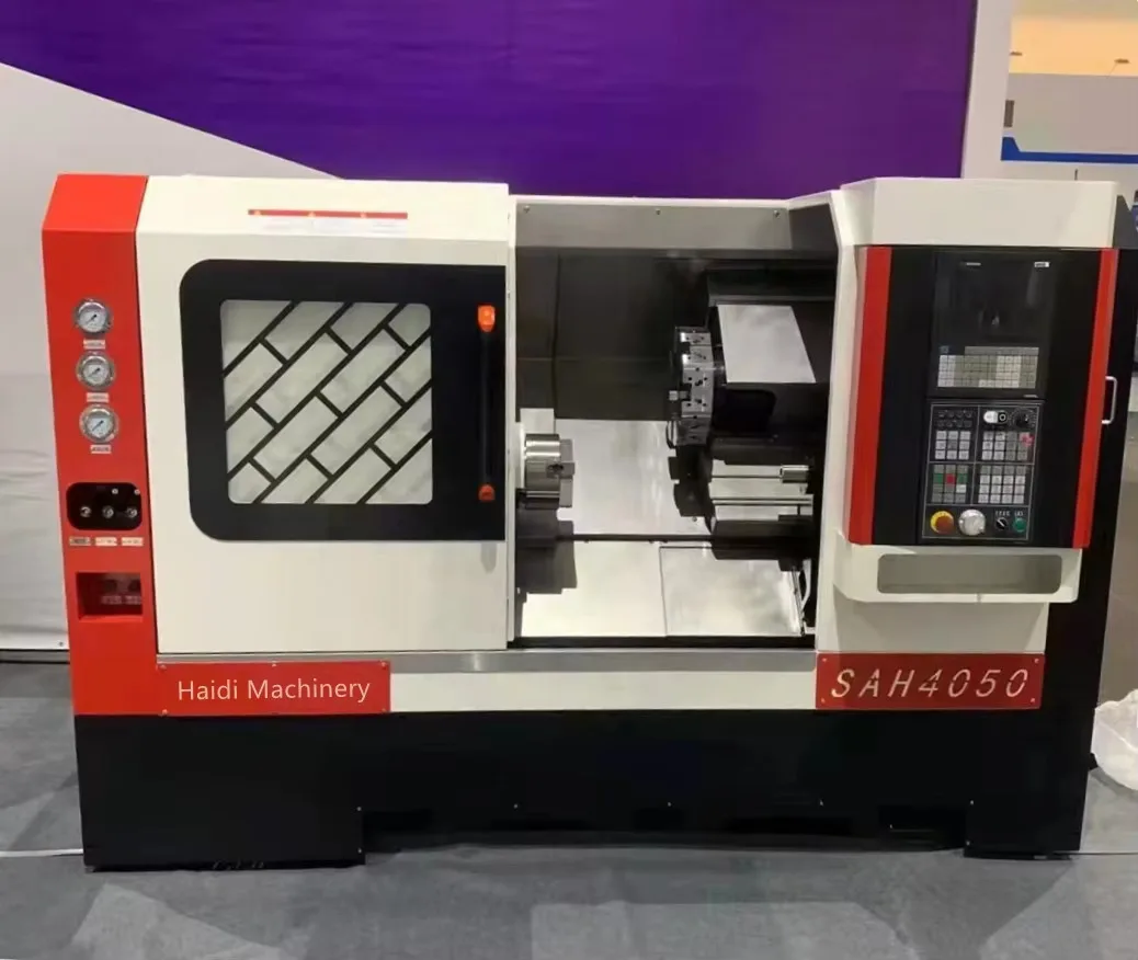 Nice Price Small Slant Bed CNC For Sale HOT Product Single Pumping Hine Horizontal Provided Mini Cnc Lathe 2 Axis 2000