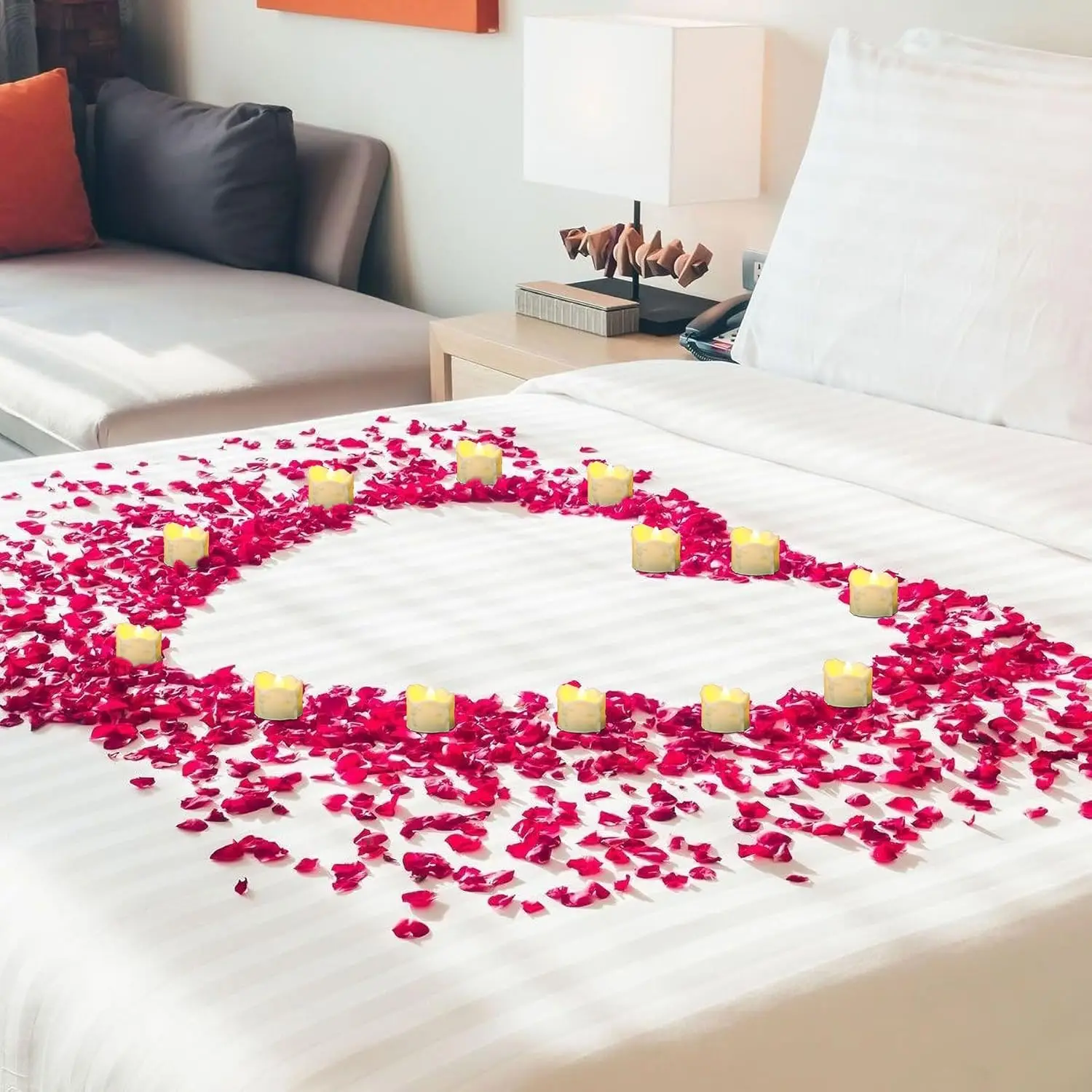 Flameless LED Candle Creative wishing Led Tea Light Warm White Flameless Candle Halloween Christmas Decor Candle Light