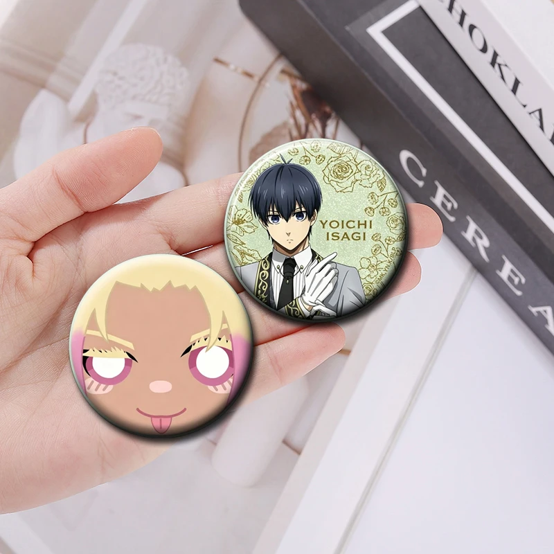 Anime Ascendance of A Bookworm Lapel Pin Myne's Crest Cartoon Badge Round Creative Brooches on Backpack Clothes Decoration Gifts