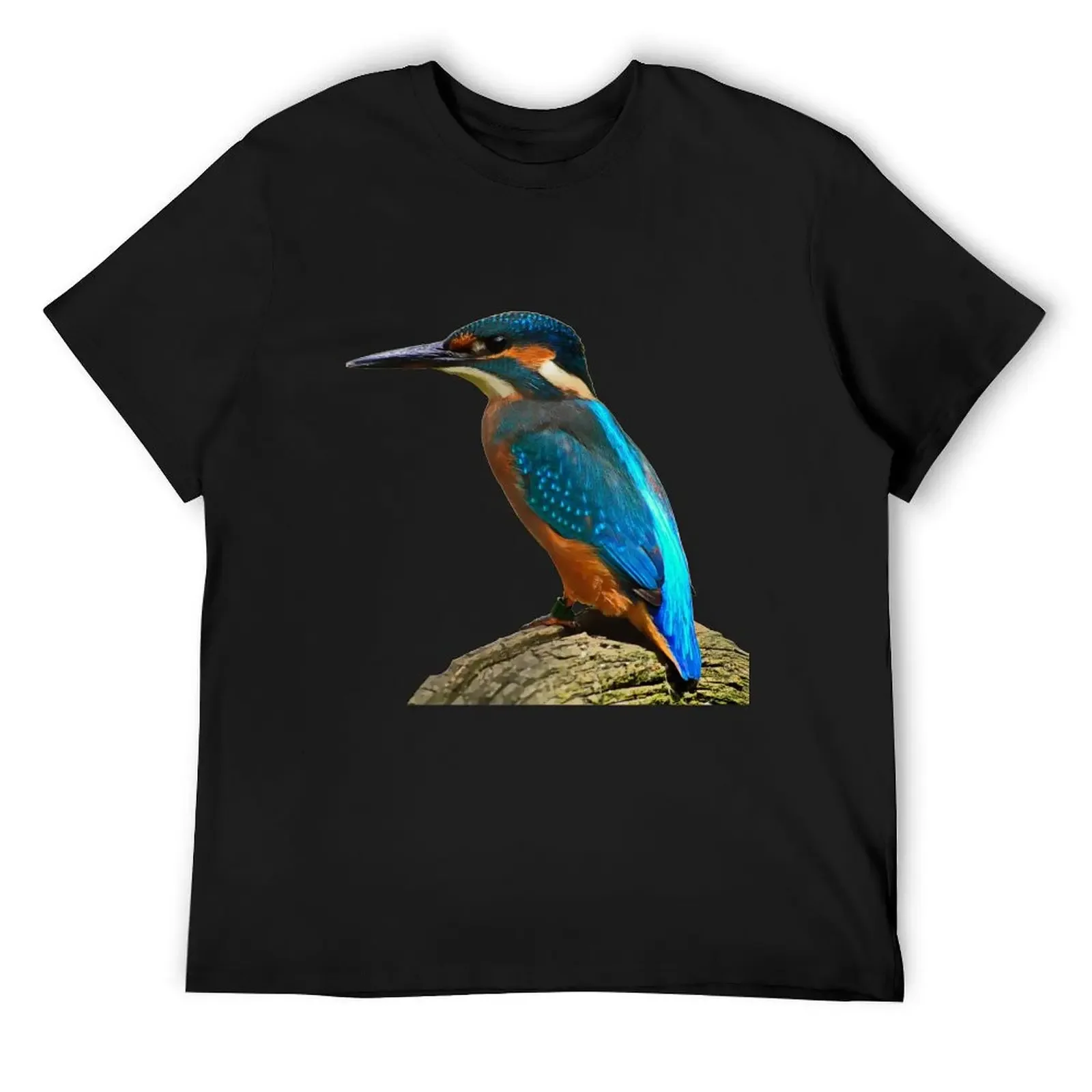 kingfisher T-Shirt hippie clothes new gifts and t-shirts blue archive basketball graphic tees Men's t shirts