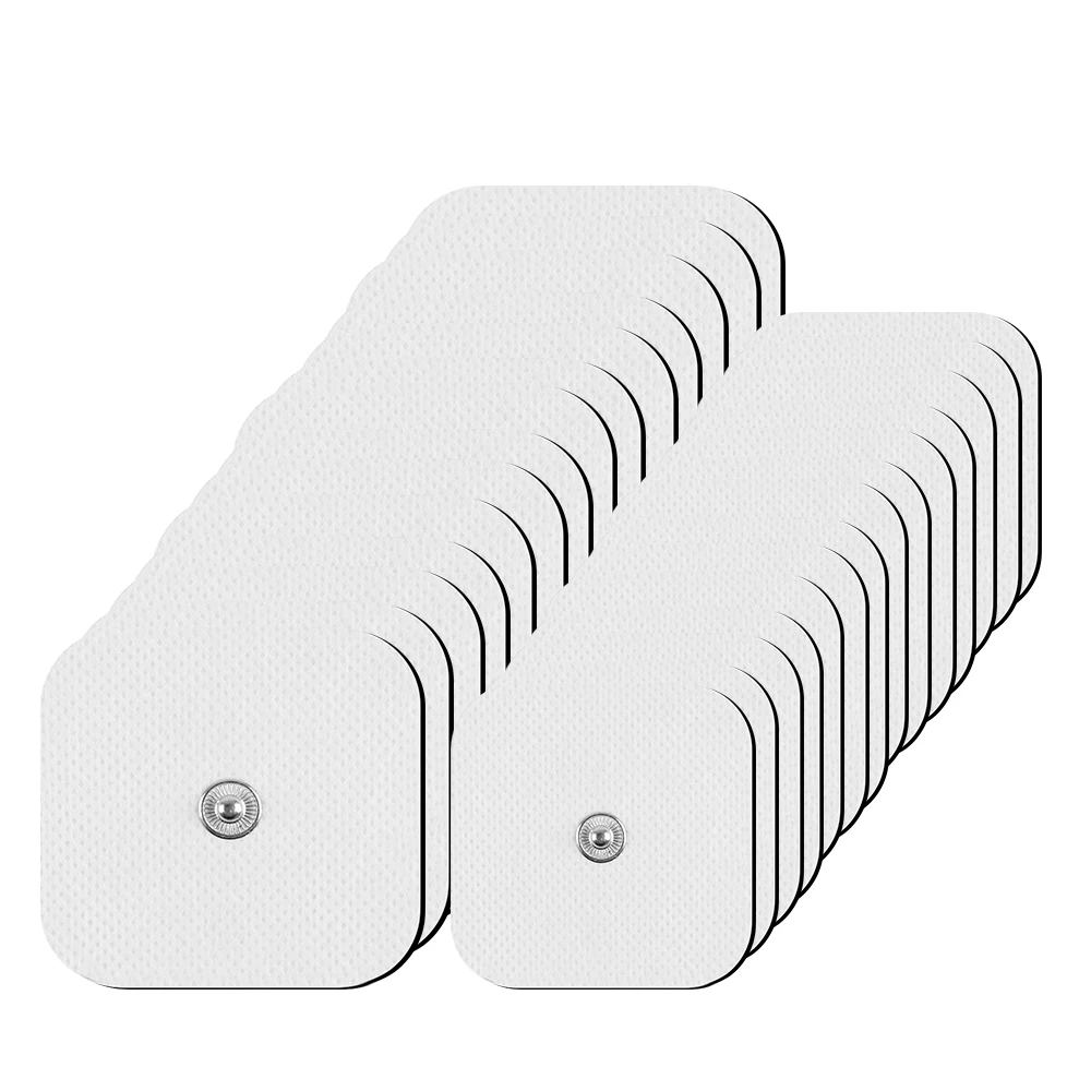 10/20pcs Electrode ​Pads EMS Muscle Stimulator TENS Pulse Massager Replacement Patch Self Adhesive Reusable Electrode Pads