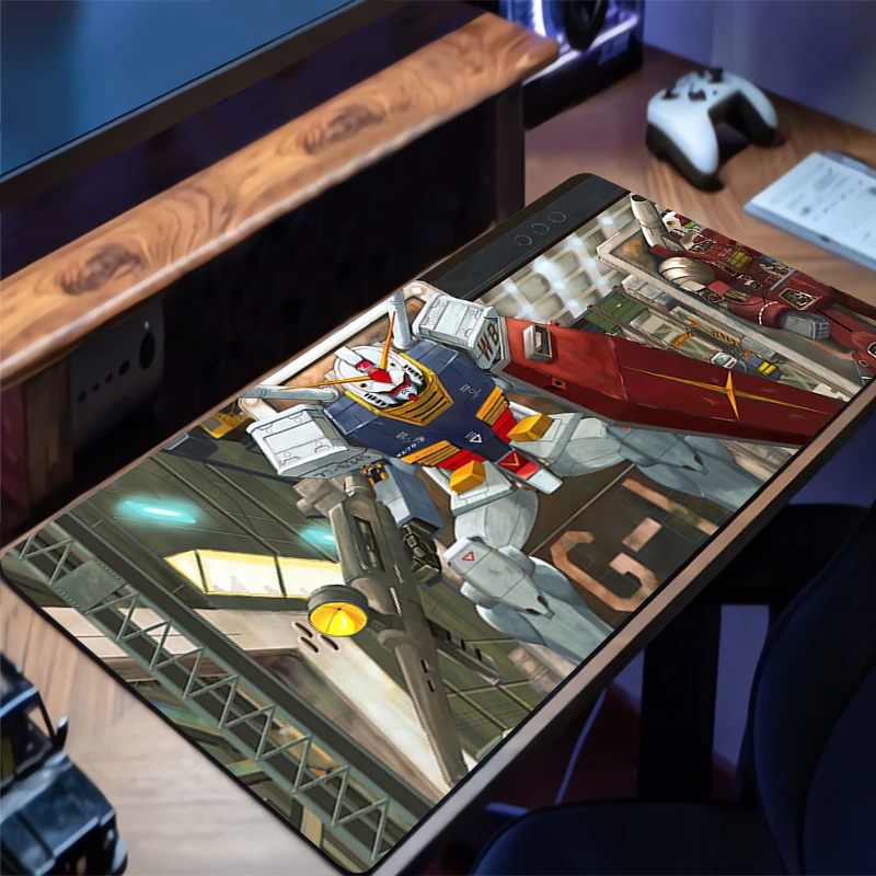 لوحة الماوس الميكانيكية المحارب RX-78-2 Gundam المطاط مكتب حصيرة HD الألعاب ماوس الوسادة لوحة المفاتيح تمديد الوسادة عدم الانزلاق مكتب ماوس حصيرة