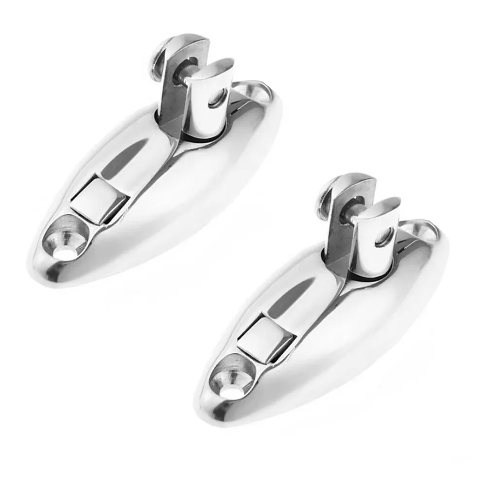 316 Stainless Steel Hinge 360° Rotatable Fixed Base Boat Awning Accessories for RV, Yacht Home Furnishing Hardware Tools
