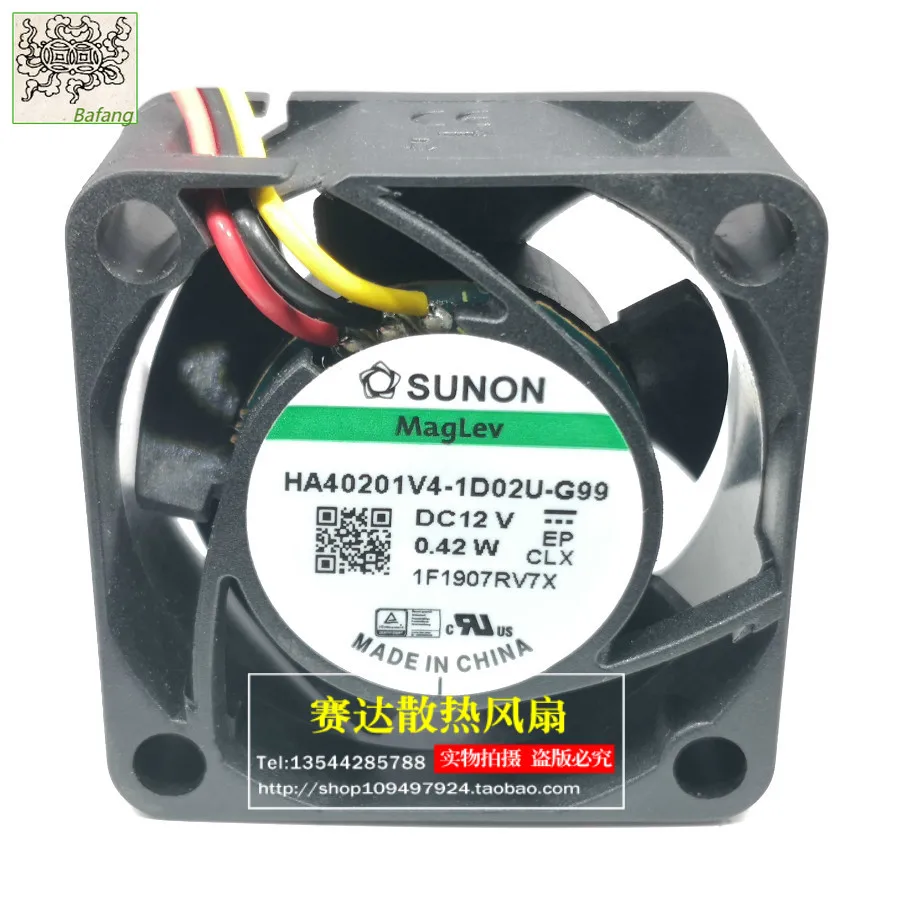

Jinlingge для SUNON 4020 12 В 0,42 Вт HA40201V4-1D02U-G99 охлаждающий вентилятор 40*40*20 мм