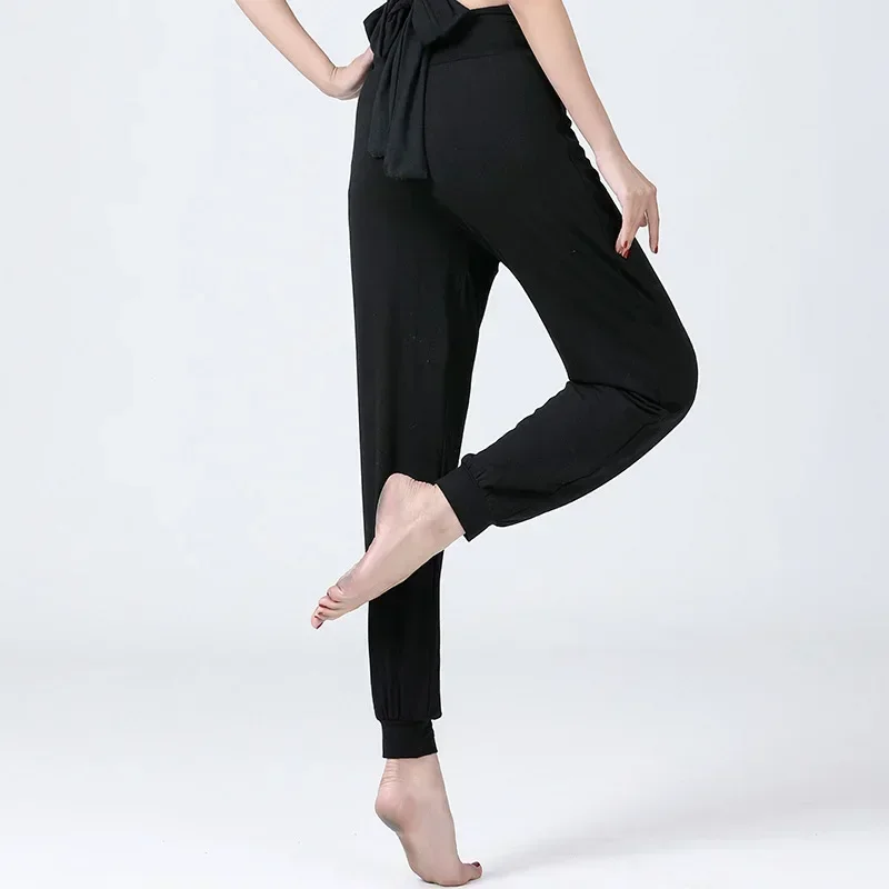 

Latin Pants Modal Training Dress Performance Wear Latin Dance Pant Yoga Trousers For Women Ballroom Costume Practice Loose Pants