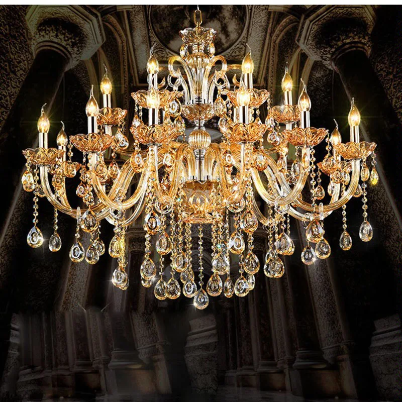 Luxury Modern Crystal Chandeliers Lighting Contemporary Pendant Chandelier Ceiling forLights Fixture for Dining Room Living room