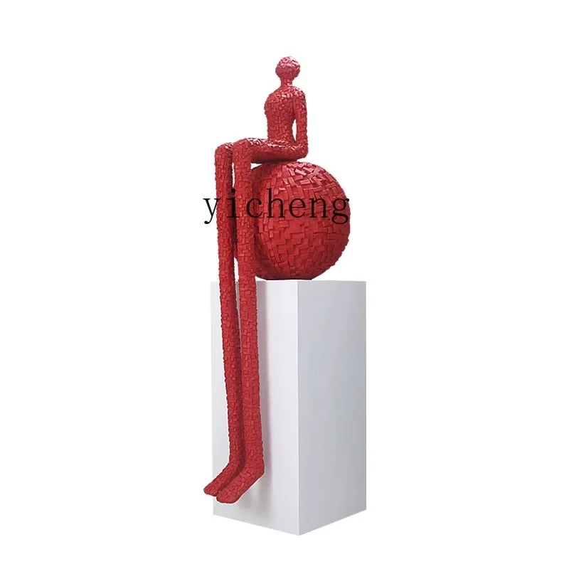 

YY Abstract Long-Legged Figure Sculpture Big Decorations Light Luxury Floor Decoration