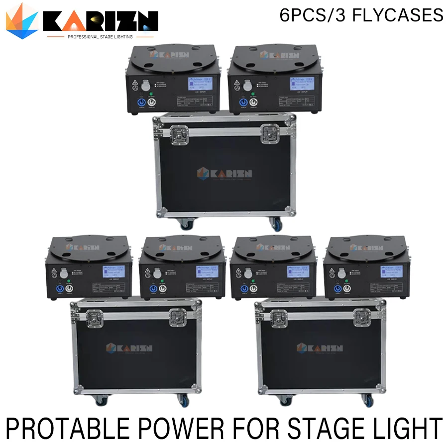 No Tax 6Pcs Mobile Battery Charging Equipment Stage Mobile Charging Base Of Sprayer Cold Spark Machine With 3 Cases