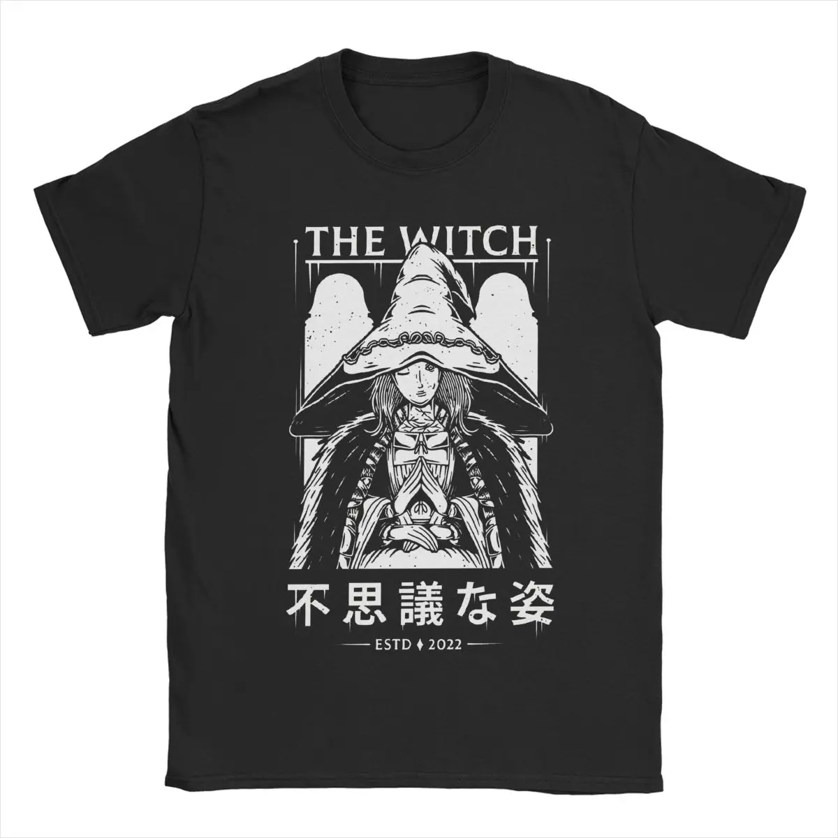 Men's T-Shirts The Witch Eldened Ringed Creative 100% Cotton Tees Short Sleeve T Shirt Round Neck Tops Summer