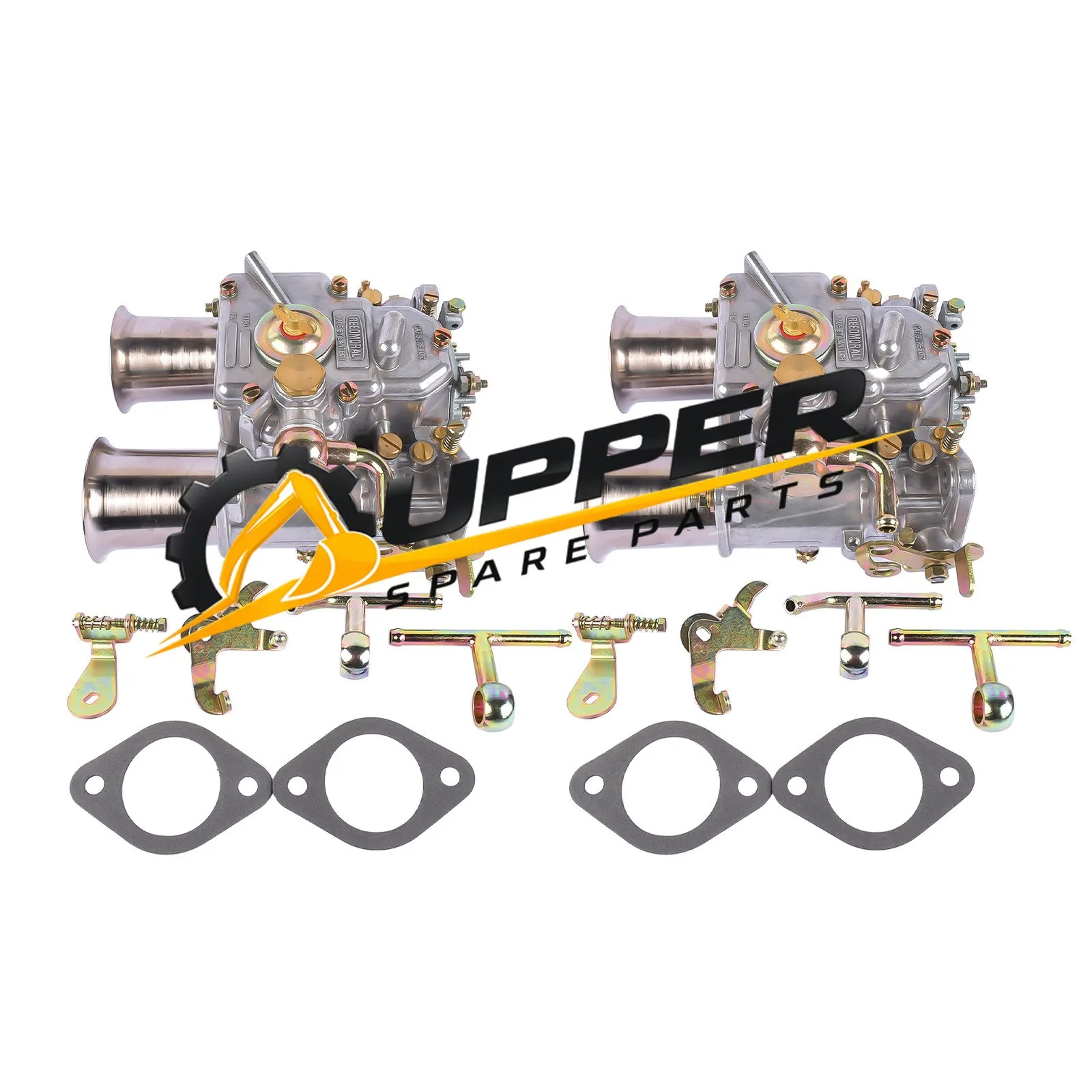 2X Carburetor Twin Choke Fits For 45 DCOE 152 19600.060 WEBER 4 Cyl 6 Cyl V8