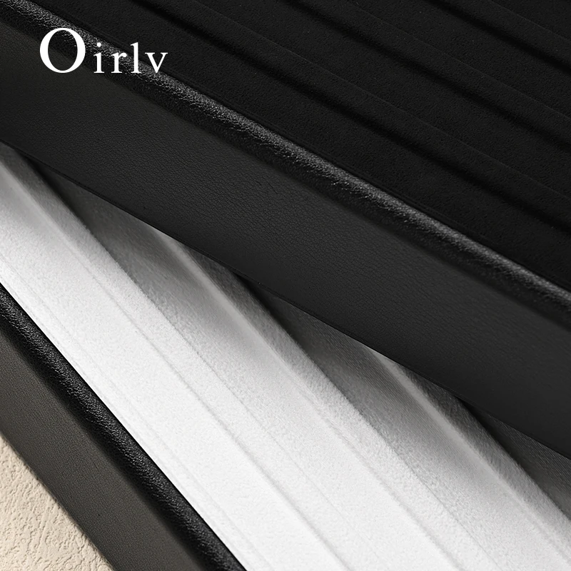oirlv High-quality jewelry plates made of suede and pu leather suitable for pendants, necklaces, bracelets, jeweler organizers