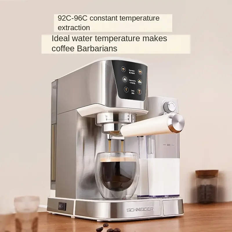 Professional Stainless Steel Coffee Maker Hot Selling Electric Espresso Machine Touch Screen Color Screen Cappuccino H