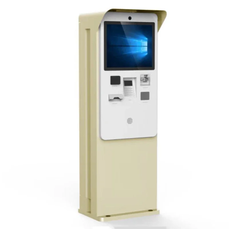 Customized Multi-functional Automatic Ticket and Card Dispenser Self Service Equipment Outdoor Parking Payment Kiosks