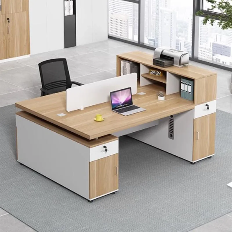 Large Office Computer Table Study Wide Bedroom Wooden Side Computer Desks Storage Executive Scrivania Gaming Office Furniture