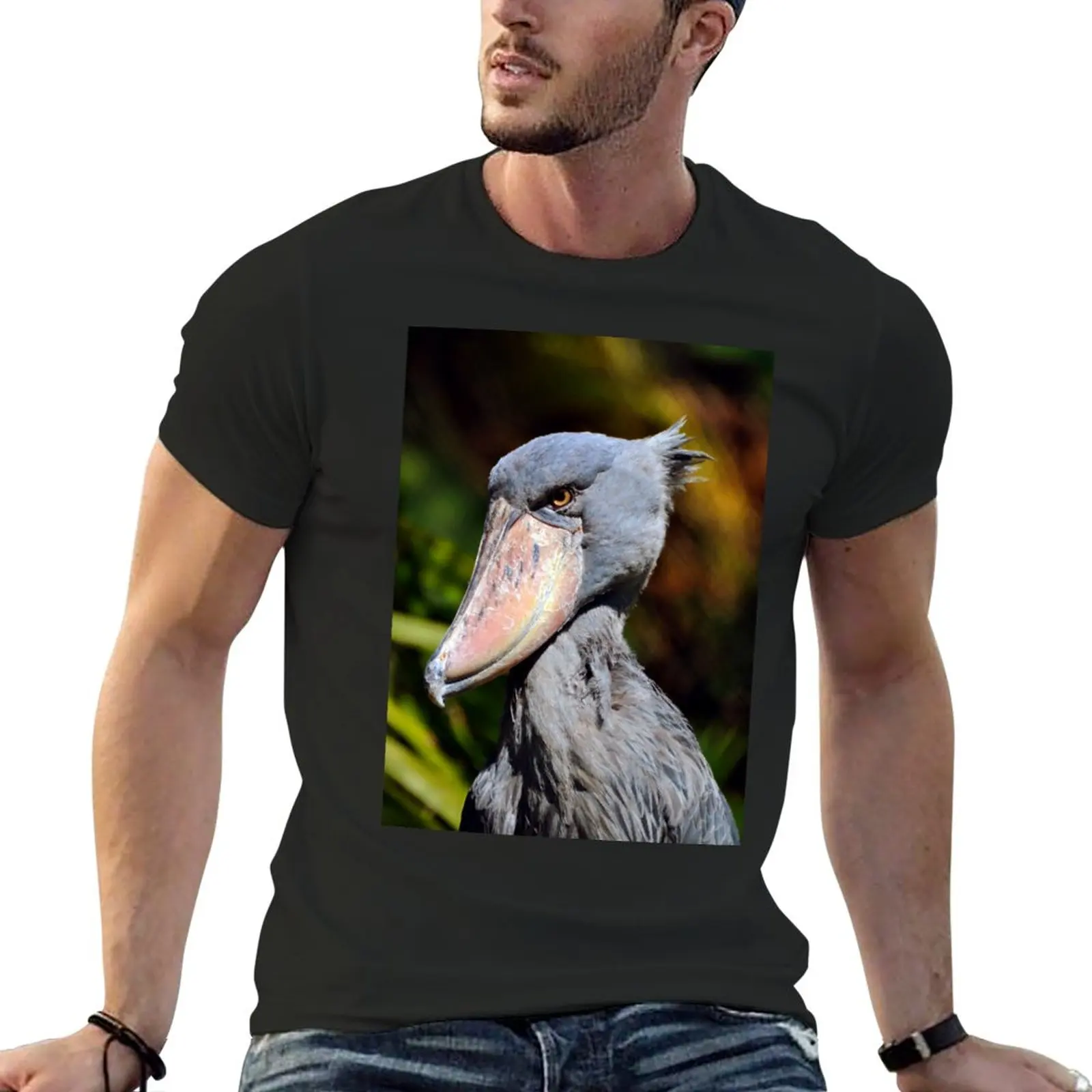 New Shoebill T-Shirt tops summer clothes Men's t-shirts