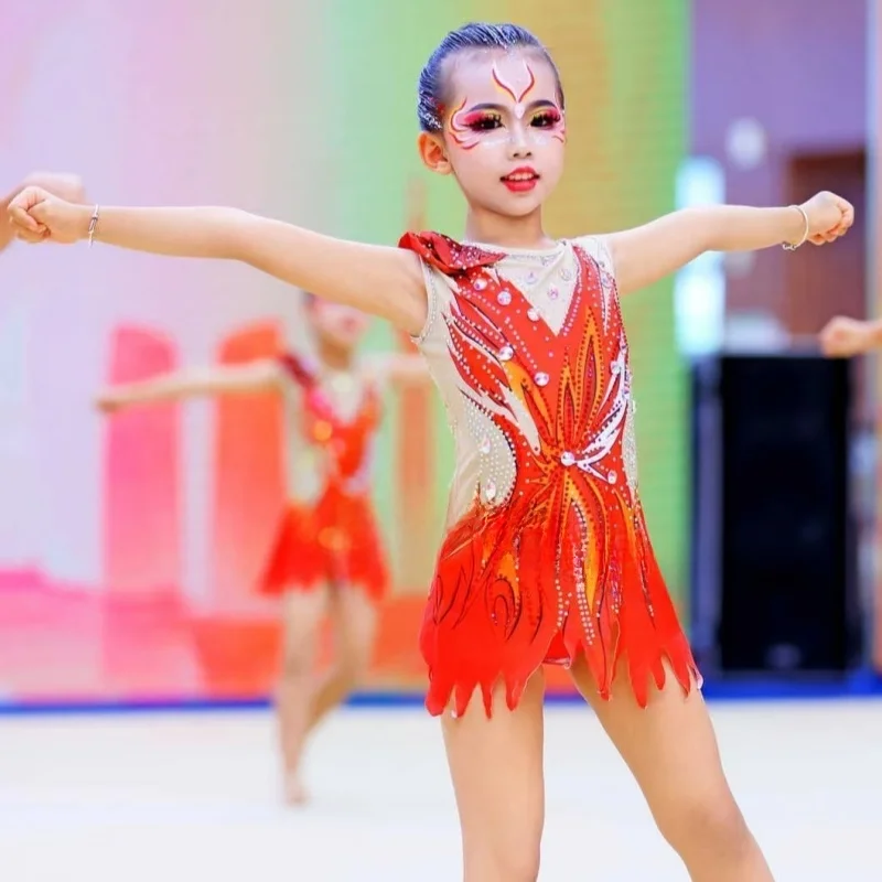 professional-gymnastics-competition-uniforms-group-aerobics-performance-clothes-student-sports-meeting-children's-female