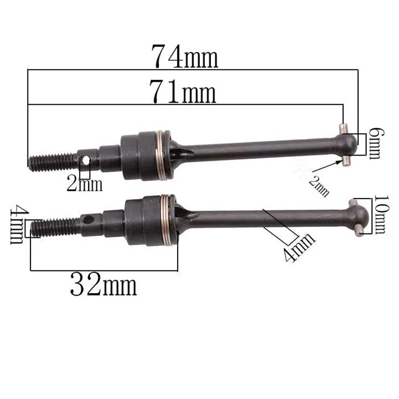 RC Cars Parts Front C-Hub Carrier (L/R) Lower Suspension Arms Knuckle Arm Uprights Universal Driven Dogbone For 1/10 TAMIYA CC01