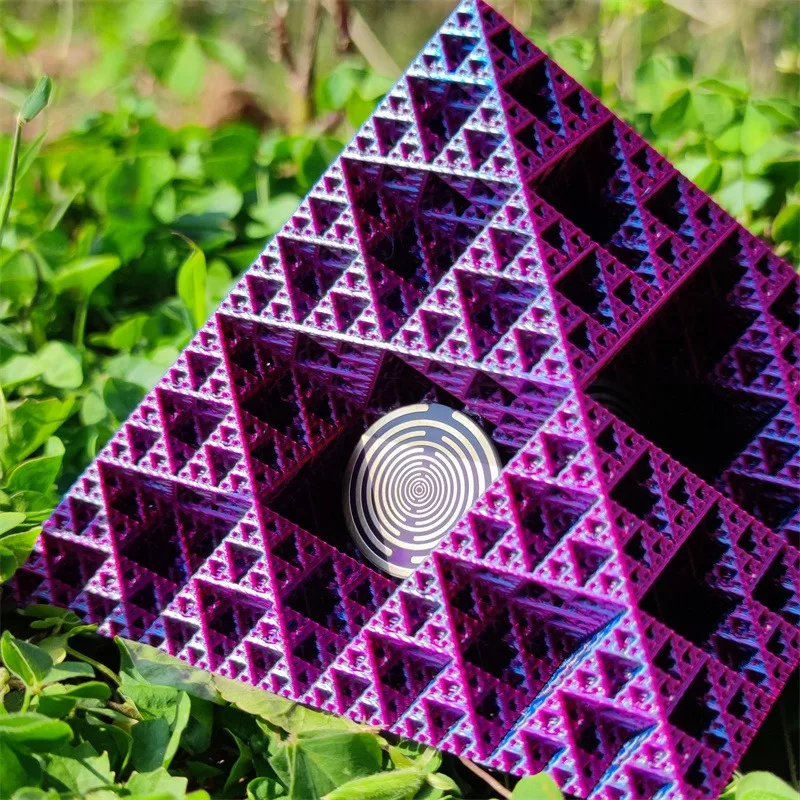 Polarizing disk electromagnetic multi-frequency oscillator crystal degaussing practice pyramid