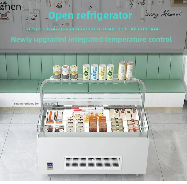 Vetrina per torta sandwich aperta ZML, vetrina per la conservazione della freschezza, frigorifero per yogurt aperto