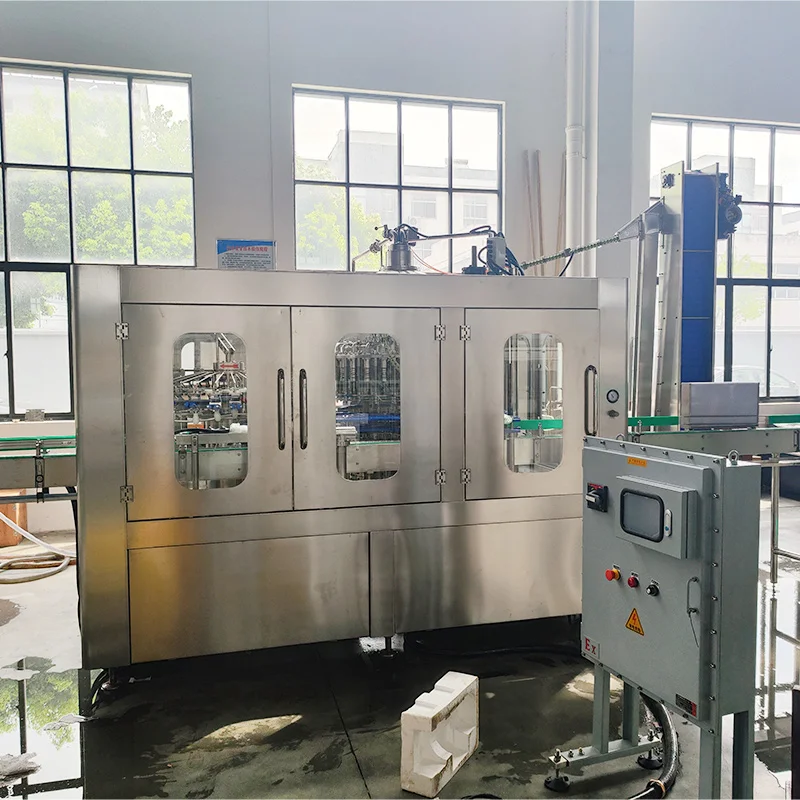 Automatic Water Bottle Filling Machine Juice Filling Machine High Speed Rinsing Filling Capping System for Beverage Factory