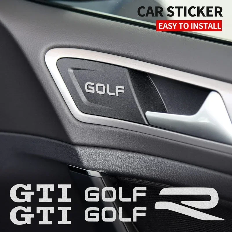 

5/10pcs Car Interior Dekoration Stickers Badges Auto Styling For Volkswagen Tiguan Bora POLO PASSAT CC Touran GOLF Jetta Arteon