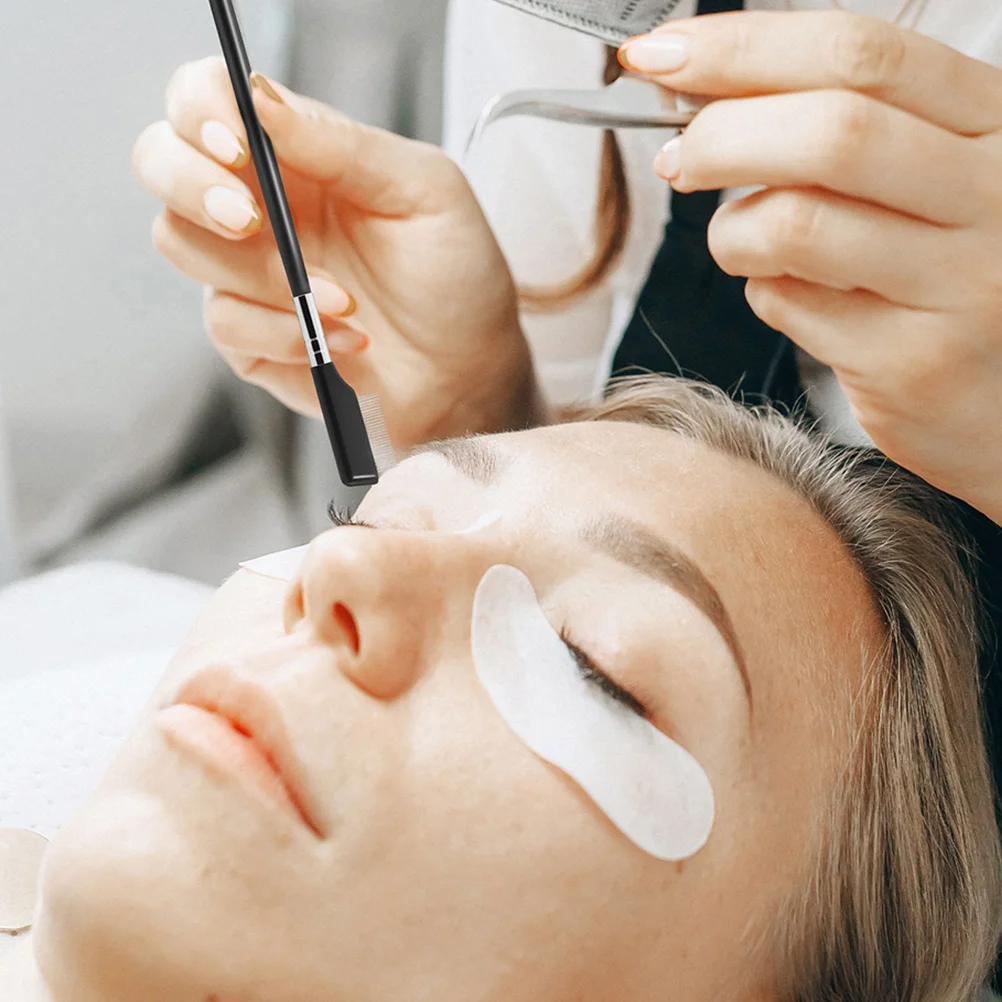 4 pezzi pettine per ciglia metallo acciaio inossidabile spazzola per toelettatura ciglia strumento separatore ciglia trucco spazzola per occhi pettine per pulizia