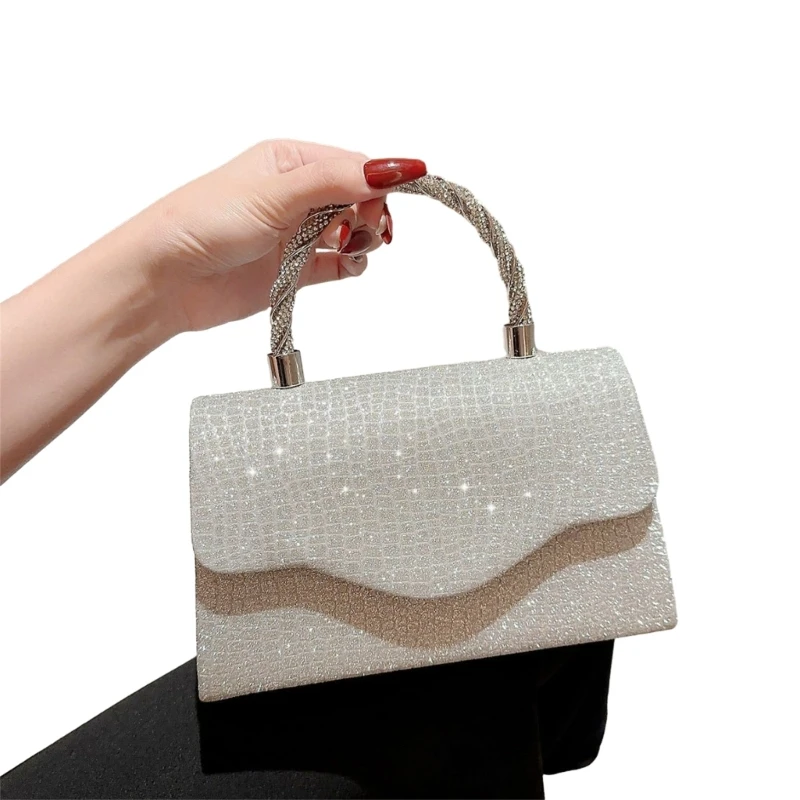 

Square Purse Sophisticated Evening Bag Trendy Square shaped Bag Handbag Add Style to Your Look at Social Gatherings Gift 517D