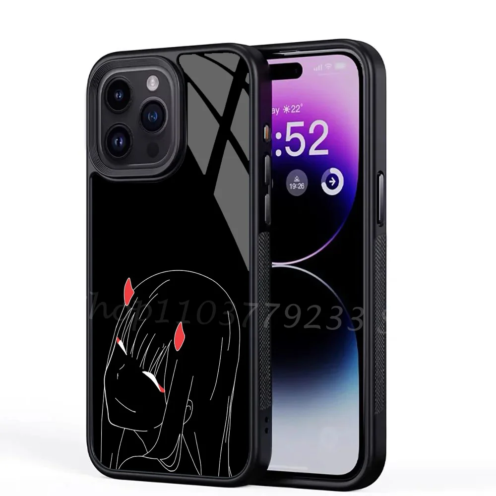 Zero Two002 Darling In The Franxx Phone Case For IPhone 15 14 13 Pro Max 11 Mini Alex Mirror For Magsafe Wireless Charging Cover