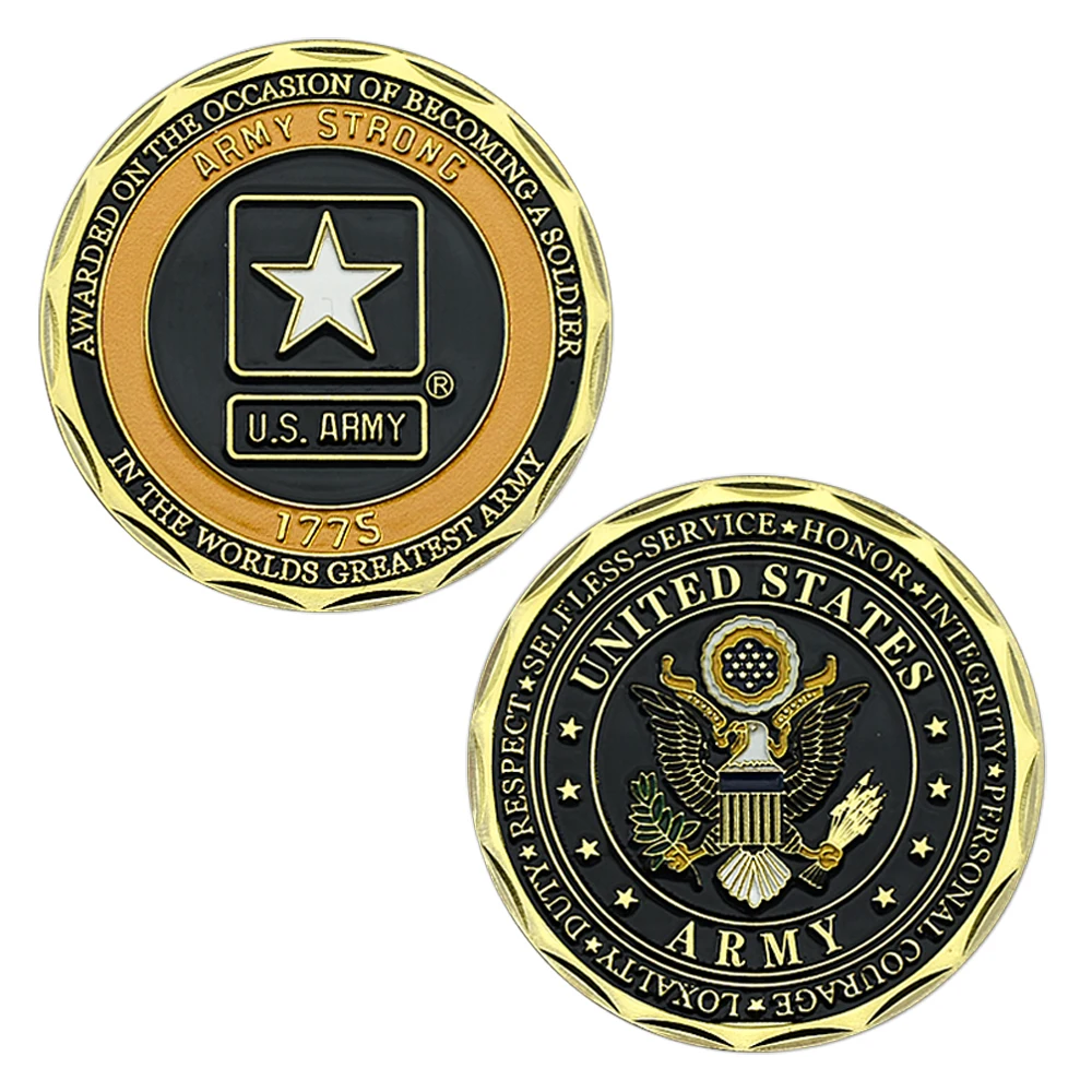 United States Army Coin 1775 in The World Greatest Army Challenge Coin Commemorative Gifts Home Decoration