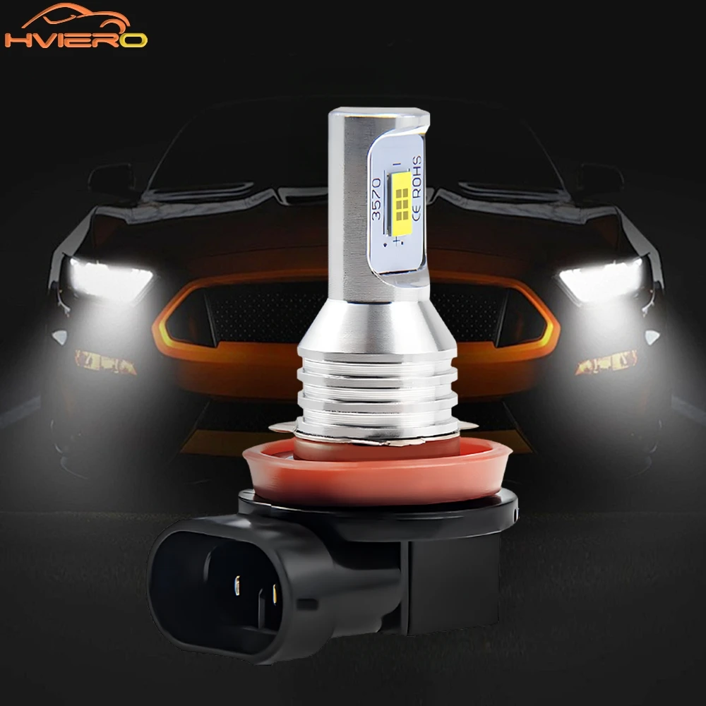 

Car Turn Signal Day Floodlight Headlight Bulbs 3570 LED CSP Mini H1 H4 H7 H11 9005 Fog Light 6500K Auto 12V DC Modify Reloading
