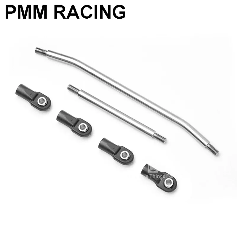 

Stainless steel steering rod 5347 ball head Ackerman For 1/10 RC Crawler Car Traxxas TRX4 Defender upgrade Parts Accessories